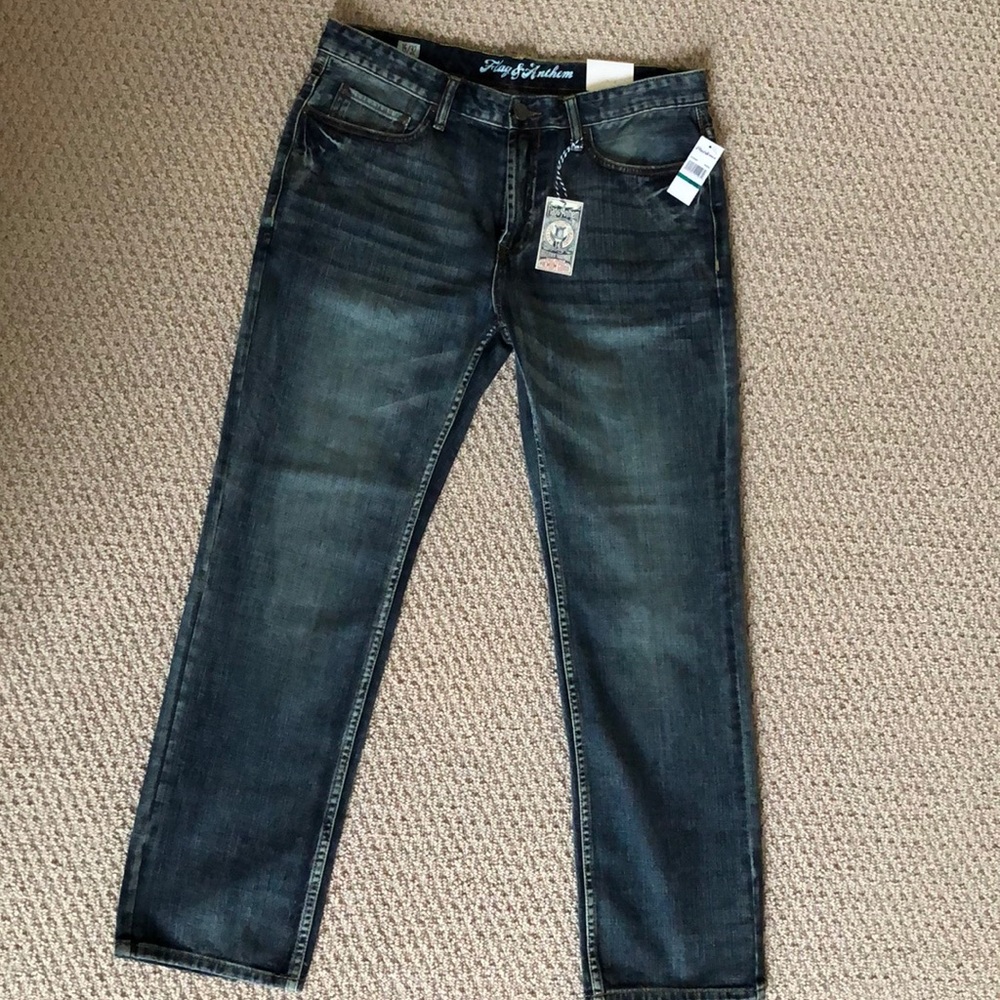NWT Flag & Anthem Nashville Straight Jeans 35x32